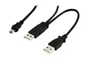 USB kaapelit - StarTech.com USB Y-kaapeli ulkoiselle kovalevylle - USB2HABMY6