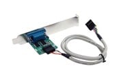Verkkokortit (verkkosovittimet, tulostuspalvelimet jne.) - StarTech.com 24 tuuman sisäinen emolevyn USB-otsikko sarja-RS232-sovittimeen - ICUSB232INT1