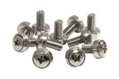 Räkit - Rack - StarTech.com M6 kiinnitysruuvit palvelinkaappikaappiin - CABSCREWSM6