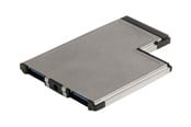 Ohjainkortit - StarTech.com ard -sovitin2-porttinen Flush Mount ExpressCard-sovitin - ECUSB3S254F