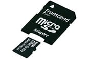 Muistikortti - Transcend MicroSDHC/SDHC C10 - 4 Gt - TS4GUSDHC10