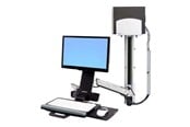 Näytön kiinnitys - Ergotron StyleView Sit-Stand Combo System With Medium Hopea CPU Holder - 45-271-026