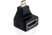 Näyttökaapeli - DeLOCK HDMI-adapter micro M/F vinklet - 65270