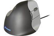 Hiiret - Ergonomic Solutions Evoluent Pystyhiiri 4 - Ergonominen hiiri - Optinen - 6 painiketta - Harmaa - 440-VM04