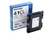 Mustepatruunat, värikasetit ja lisävarusteet - Ricoh GC 41CL - Mustepatruuna Syaani - 405766