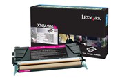 Mustepatruunat, värikasetit ja lisävarusteet - Lexmark X746A1MG - Magenta värikasetti - Laser värikasetti Magenta - X746A1MG