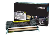 Mustepatruunat, värikasetit ja lisävarusteet - Lexmark X748H1YG Keltainen - X748H1YG