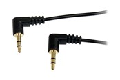 Audiokaapelit - StarTech.com Slim 3.5mm oikeakulmainen stereoliitin - MU3MMS2RA