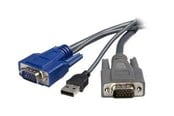 KVM-kaapelit - StarTech.com Ultraohut näppäimistö-/videokaapeli-/hiirikaapeli - SVUSBVGA6