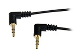 Audiokaapelit - StarTech.com Slim 3.5mm Right Angle Ster - MU1MMS2RA