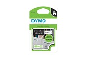 Paperit, valokuvapaperit ja tarrat - DYMO D1 pysyvät polyesteritarrat, 12 mm x 5,5 m rulla, musta painatus valkoiselle, itseliimautuvat tarrat LabelManager-tarratulostimiin, aito - S0718060