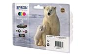 Mustepatruunat, värikasetit ja lisävarusteet - Epson 26 Ink Cartridge Multi - CMYK - Mustepatruuna Syaani - C13T26164010