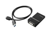 Näyttökaapeli - Lenovo USB 3.0 - DVI/VGA-näyttösovitin - 0B47072