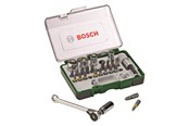 Poranterät & Ruuvauskärjet - Bosch 27-osainen ruuvauskärki- ja räikkäväänninsarja - 2607017160