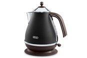Vedenkeitin - DeLonghi Vedenkeitin Icona Vintage - KBOV 2001 - Musta - 2000 W - KBOV2001BK