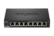 Kytkimet - D-Link DES-108 8-porttinen nopea Ethernet-hallitsematon pöytäkytkin - DES-108/E
