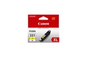 Mustepatruunat, värikasetit ja lisävarusteet - Canon CLI-551XL / 6446B001 High Keltainen - 6446B001