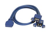 USB kaapelit - StarTech.com 2-portin paneeliin asennettava USB 3.0 -kaapeli - USB3SPNLAFHD