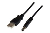 USB kaapelit - StarTech.com USB to Type N Barrel 5V DC Power Cable - USB2TYPEN1M
