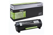 Mustepatruunat, värikasetit ja lisävarusteet - Lexmark 502U - High Yield - Musta toner - Laser värikasetti musta - 50F2U00