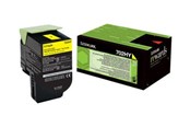 Mustepatruunat, värikasetit ja lisävarusteet - Lexmark 702HY / 70C2HY0 Keltainen Return Program Toner - Laser värikasetti Keltainen - 70C2HY0