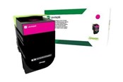 Mustepatruunat, värikasetit ja lisävarusteet - Lexmark 702XM / 70C2XM0 High Yield Magenta Toner - Laser värikasetti Magenta - 70C2XM0
