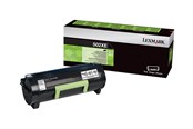 Mustepatruunat, värikasetit ja lisävarusteet - Lexmark 50F2X0E / 502XE High Kapasiteetti - Laser värikasetti musta - 50F2X0E