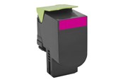 Mustepatruunat, värikasetit ja lisävarusteet - Lexmark 80C2XM0 / 802XM High Kapasiteetti Magenta Toner - Laser värikasetti Magenta - 80C2XM0