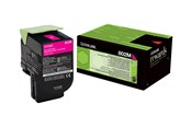 Mustepatruunat, värikasetit ja lisävarusteet - Lexmark 80C20M0 / 802M Palautusohjelman värikasetti - Laser värikasetti Magenta - 80C20M0
