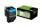 Mustepatruunat, värikasetit ja lisävarusteet - Lexmark värikasetti - syaani - Laser värikasetti Syaani - 80C2XCE
