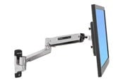 Seinäkiinnitys, AV-kiinnikkeet & AV-kalusteet - Ergotron LX seisomaan-nouseva seinäkiinnitys LCD-käsivarsi - Max 11.3 kg - recommended for 42" - 45-353-026
