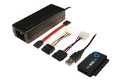 Ohjainkortit - LogiLink Sovitin USB 2.0:lle 2,5" ja 3,5" kokoisille levyille. - AU0006D
