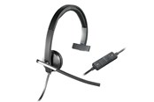 Kuulokkeet - Logitech USB Kuulokkeet Mono H650e - Musta - 981-000514