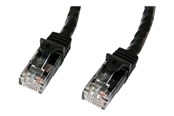 Verkkokaapelit - StarTech.com Gigabit Snagless RJ45 UTP Cat6 -liitäntäkaapeli - N6PATC15MBK