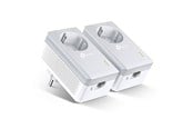 Homeplug / PowerLine - TP-Link TL-PA4010P KIT AV600 läpivienti Powerline aloituspakkaus Homeplug / PowerLine - TL-PA4010PKIT