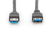 USB kaapelit - DIGITUS USB 3.0 Extension Cable - 1.8m - AK-300203-018-S