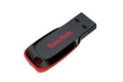 USB-tikku - SANDISK Cruzer Blade - Musta - 64GB - USB-tikku - SDCZ50-064G-B35