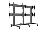 Seinäkiinnitys, AV-kiinnikkeet & AV-kalusteet - Multibrackets M Public Video Wall Stand 6-Screens 40-55" Black - Max 240 kg - recommended for 55" - 7350022739727