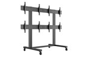 Seinäkiinnitys, AV-kiinnikkeet & AV-kalusteet - Multibrackets m Public Video Wall Stand 4-Screens 40-55" Musta - Max 160 kg - recommended for 55" - 7350022739710