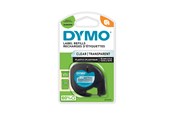 Paperit, valokuvapaperit ja tarrat - DYMO LT -muoviteipit, 12 mm x 4 m rulla, musta teksti kirkkaalle, LetraTag-tulostimille - S0721530