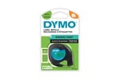 Paperit, valokuvapaperit ja tarrat - DYMO LT -muoviteipit, 12 mm x 4 m rulla, musta teksti vihreälle, LetraTag-tulostimille - S0721640
