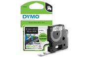 Paperit, valokuvapaperit ja tarrat - DYMO D1 -joustavat nylon teipit, 12 mm x 3.5 m, musta teksti valkoiselle, itseliimautuvat teipit LabelManager-tarratulostimille, aito - S0718040