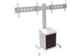 Seinäkiinnitys, AV-kiinnikkeet & AV-kalusteet - Multibrackets M Public Display Stand 180 Dual MediaBox4 Silver - Max 80 kg - recommended for 60" - 7350022737778