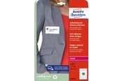 Paperit, valokuvapaperit ja tarrat - Avery Self adhesive name badges silk white - AVL4785-20