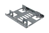 Kovalevyt - lisätarvikkeet - StarTech.com Kaksinkertainen 2,5 tuuman SATA-kiintolevyn 3,5 tuuman paikkaan asennettava teline. - BRACKET25X2