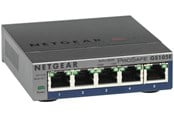 Kytkimet - Netgear GS105Ev2 5-Port Gigabit Ethernet Plus Switch - GS105E-200PES