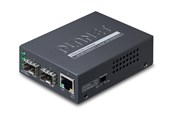 Toistimet & Lähettimet - PLANET GT-1205A Media Converter 10/100/1000BASE-T to Dual 100/1000BASE-X SFP - GT-1205A