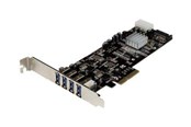 Ohjainkortit - StarTech.com 4 Port Dual Bus PCI Express PCIe USB 3.0 Card w/ UASP & Teho - PEXUSB3S42V