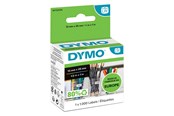 Paperit, valokuvapaperit ja tarrat - DYMO LW Pienet monikäyttötarrat, 13 mm x 25 mm, 1000kpl helppokäyttöistä tarraa, itseliimautuva, LabelWriter-tarratulostimille, aito - S0722530