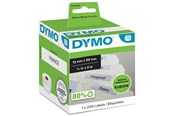 Paperit, valokuvapaperit ja tarrat - DYMO LW -jousitiedostotarrat, 12 mm x 50 mm, rulla 220 helppokäyttöistä tarraa, itseliimautuva, LabelWriter-tarratulostimille, aito - S0722460